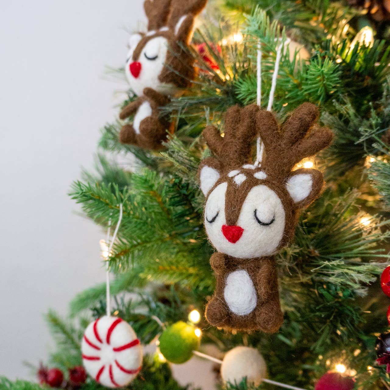 Rudy the Red Nose Deer Ornament