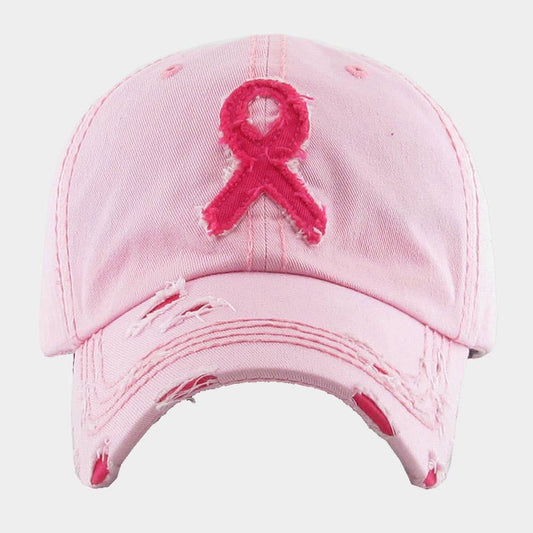 Pink Ribbon | Baseball Cap | Woman Baseball Hat