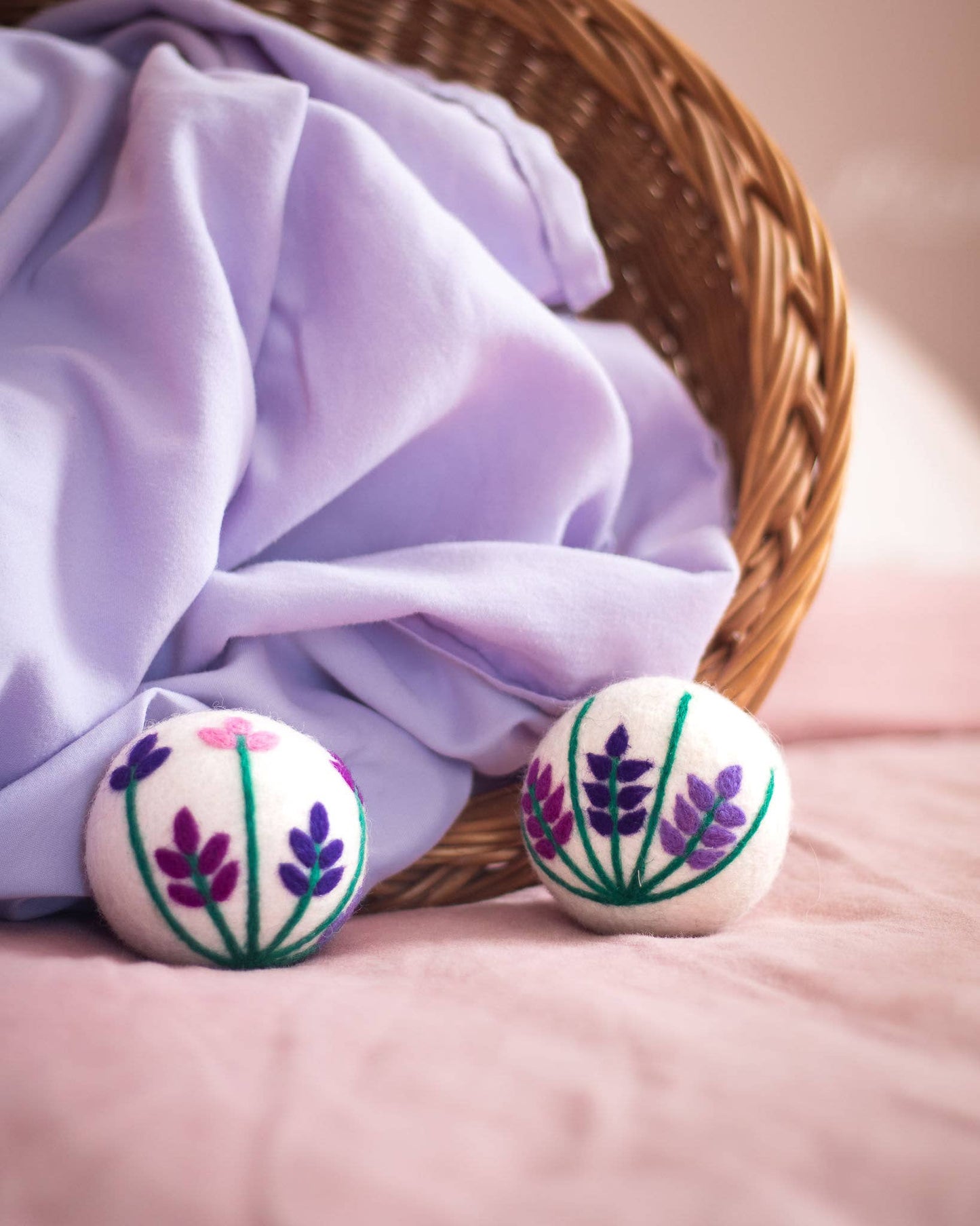 Lavender Fields Eco Wool Dryer Balls - BEE