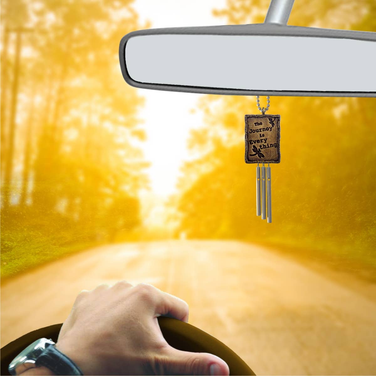 Jacob's Musical Car Charm Chime, The Journey is Everything