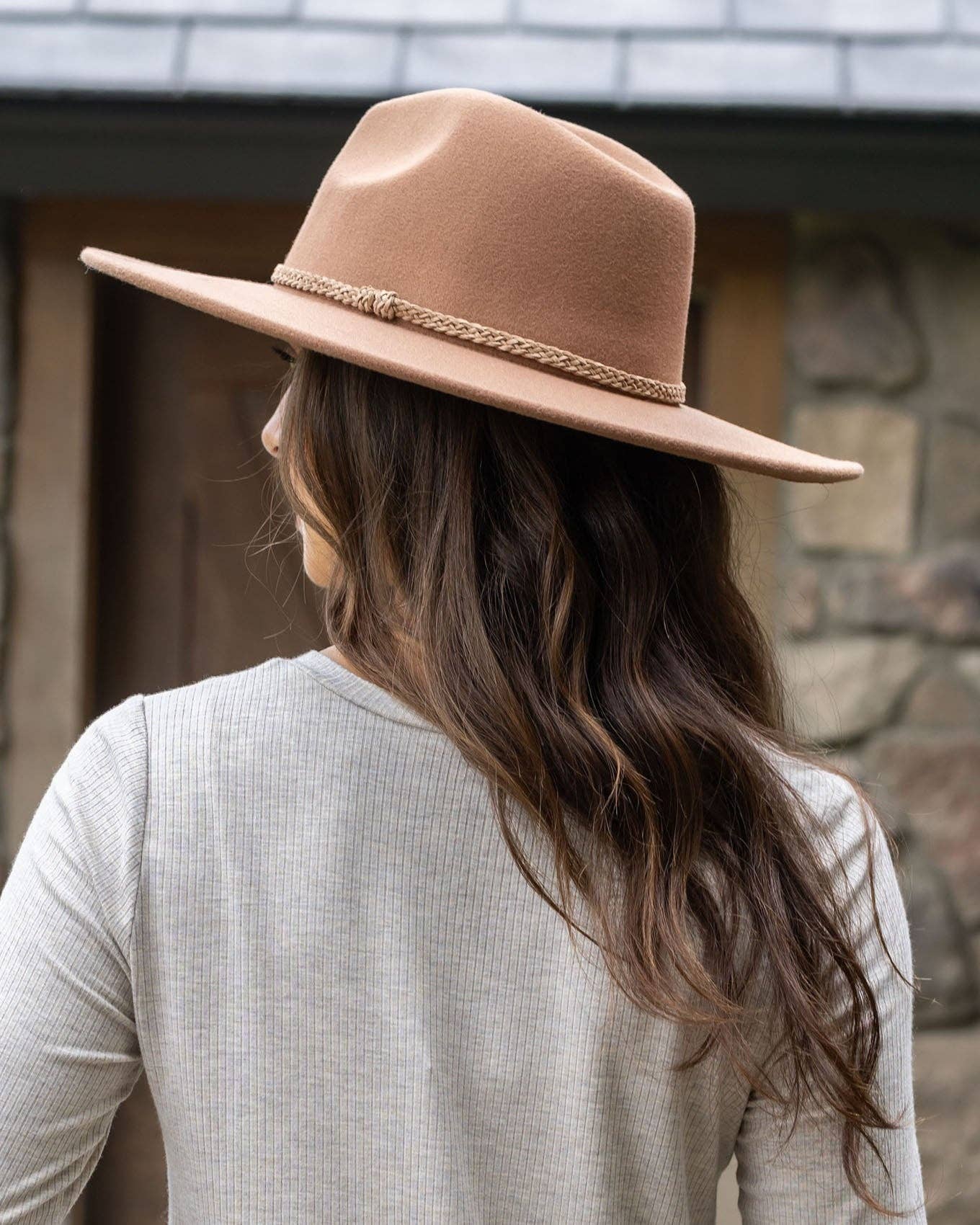 Wide Brim Felt Hat