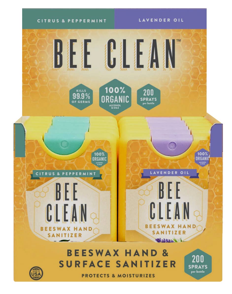 Bee Clean Organic Beeswax Hand Sanitizer