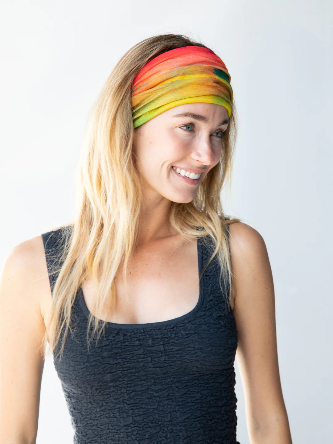 Natural Life Full Boho Bandeau® Headband-Rainbow Ombre