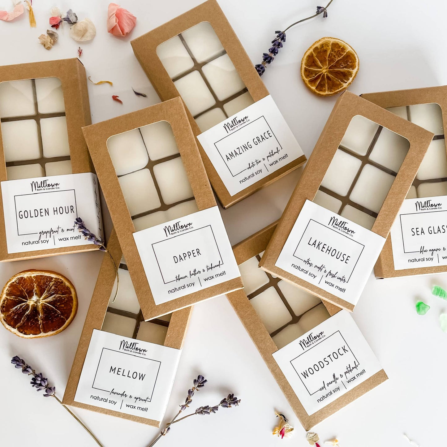 Wax Melts- Christmas Edition - Hand-Poured 100% Soy Wax