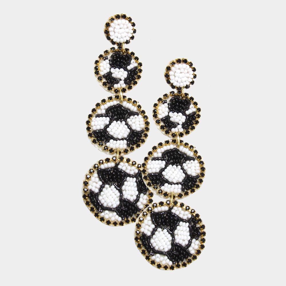 Soccer Earrings