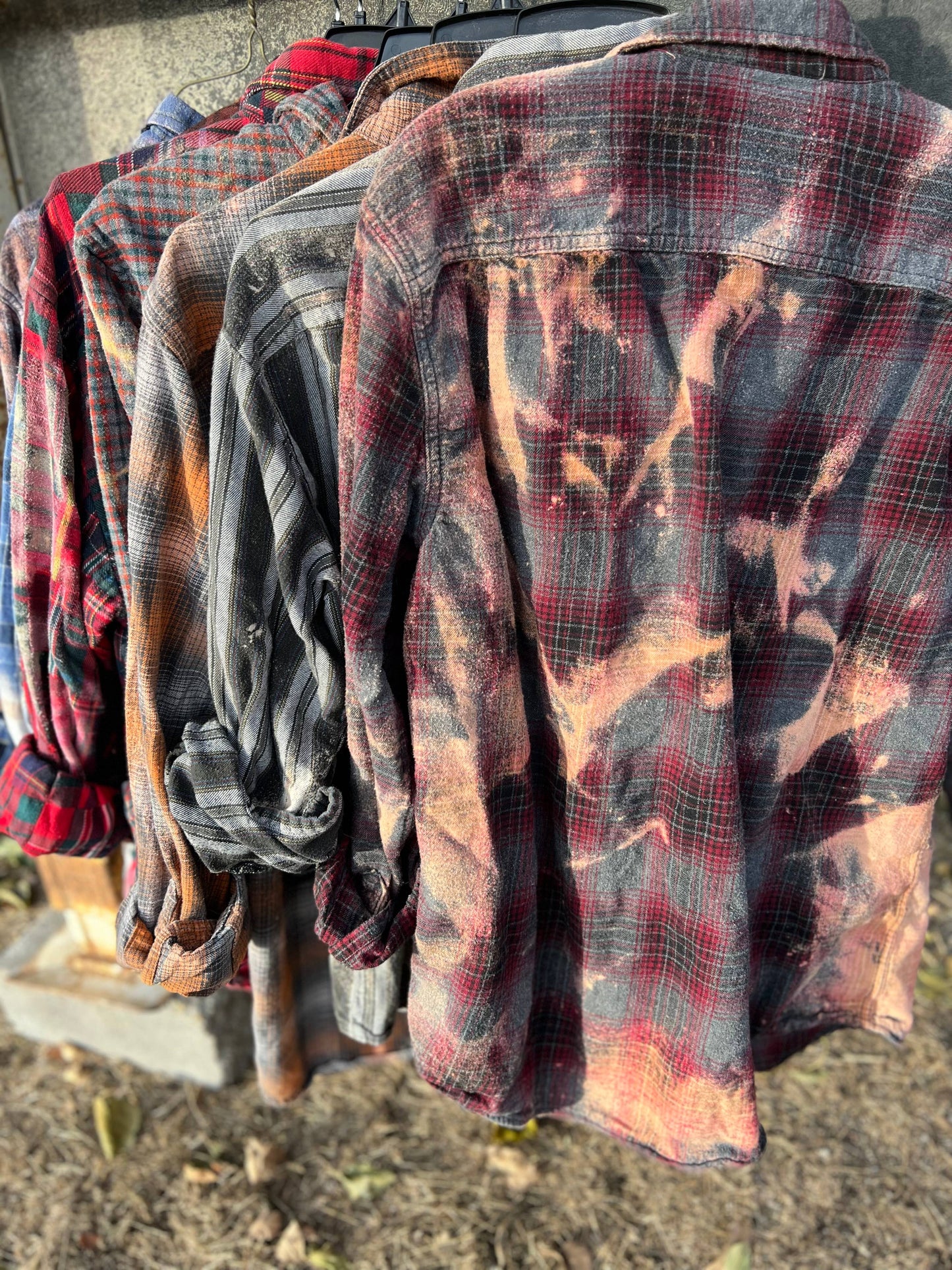 Bleached Flannel Shirt