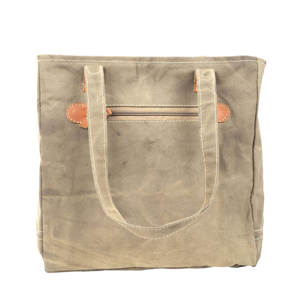 Plain Anchor Canvas Tote