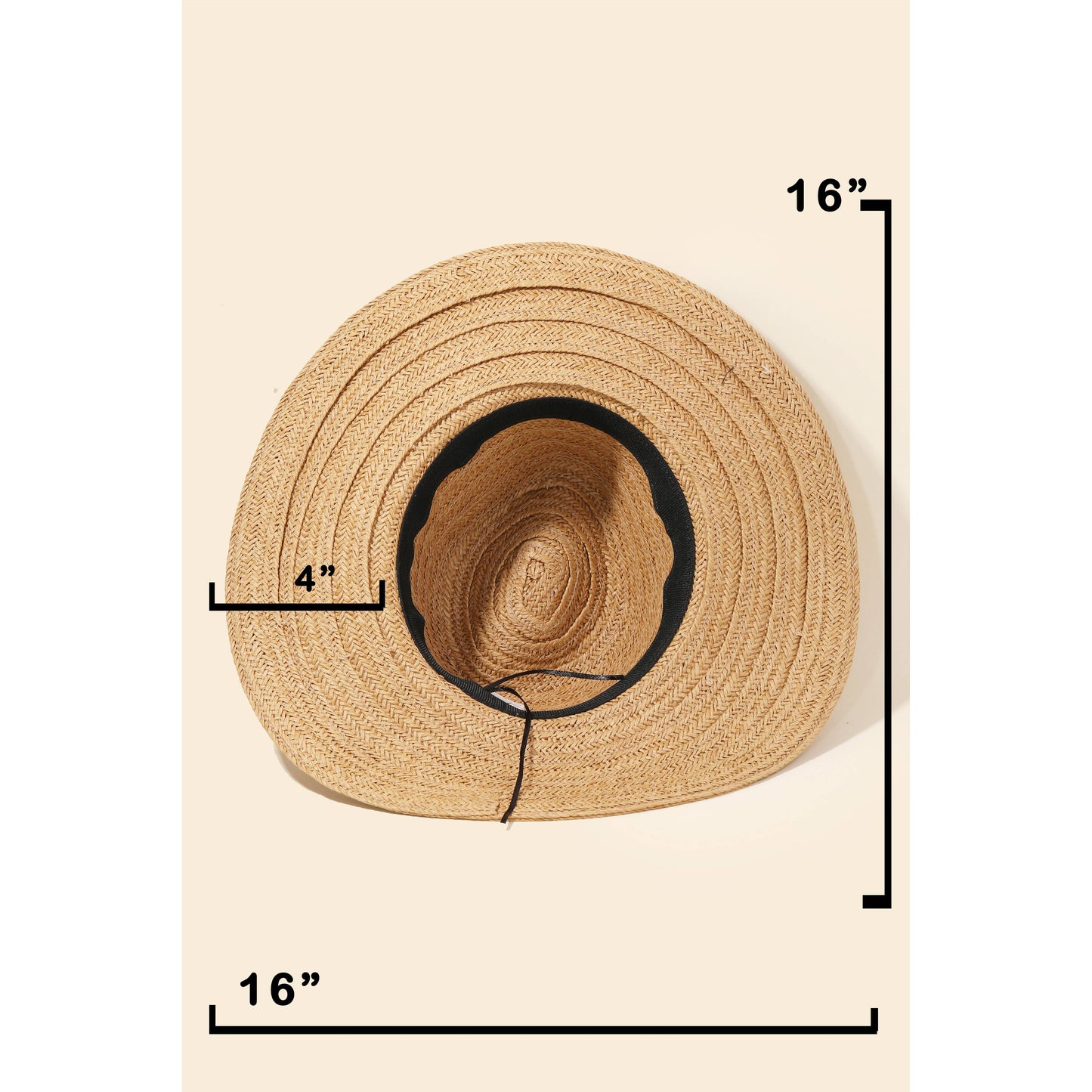 Floppy Brim Straw Hat