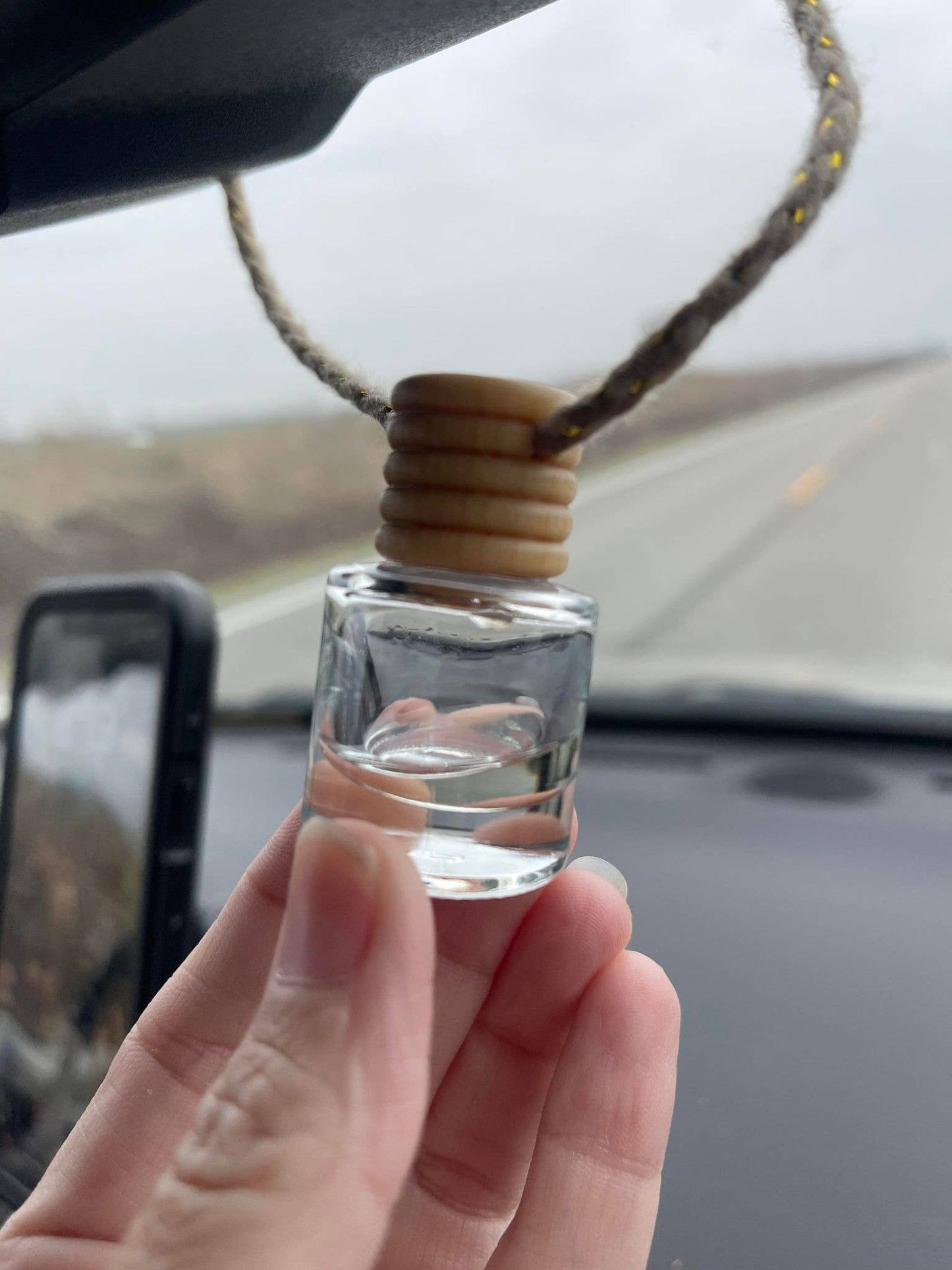 Lavender Driftwood Hanging Car Freshener Diffuser