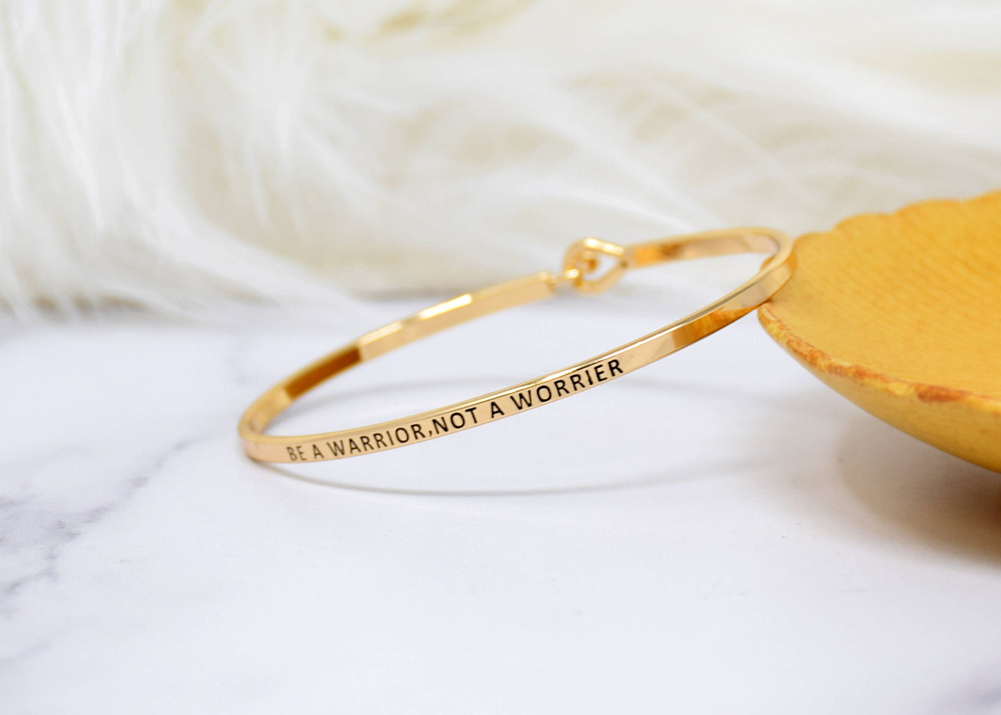 BE A WARRIOR NOT A WORRIER BRACELET