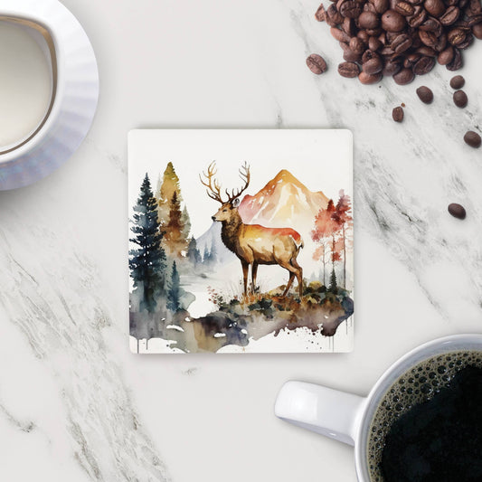 Deer Coasters-2 Pack