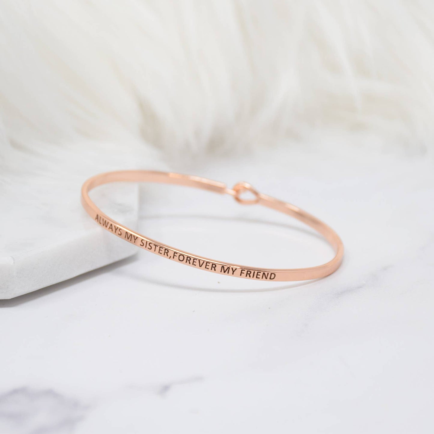 ALWAYS MY SISTER FOREVER MY FRIEND BRACELET