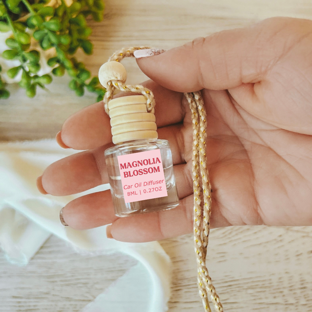 Magnolia Blossom | Hanging Car Diffuser | Made in USA