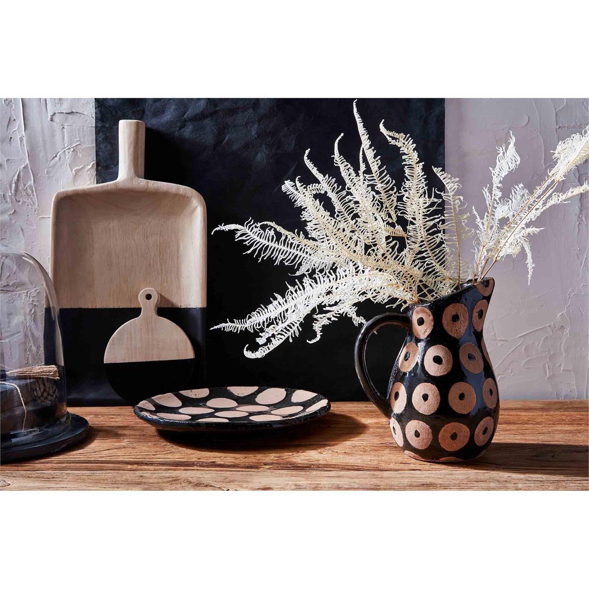 Mud Pie Black Dot Pitcher