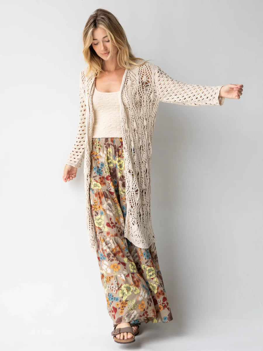 Natural Life Abigail Duster - Cream