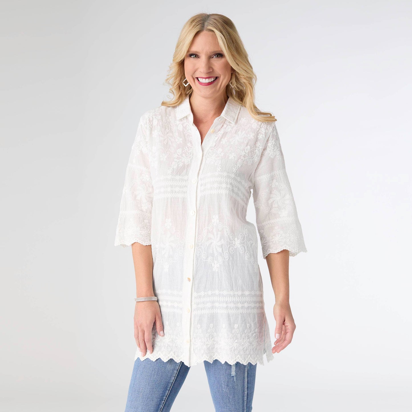 Ronda Lightweight Crochet Tunic