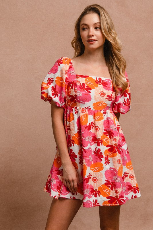 FLORAL PRINT DRESS