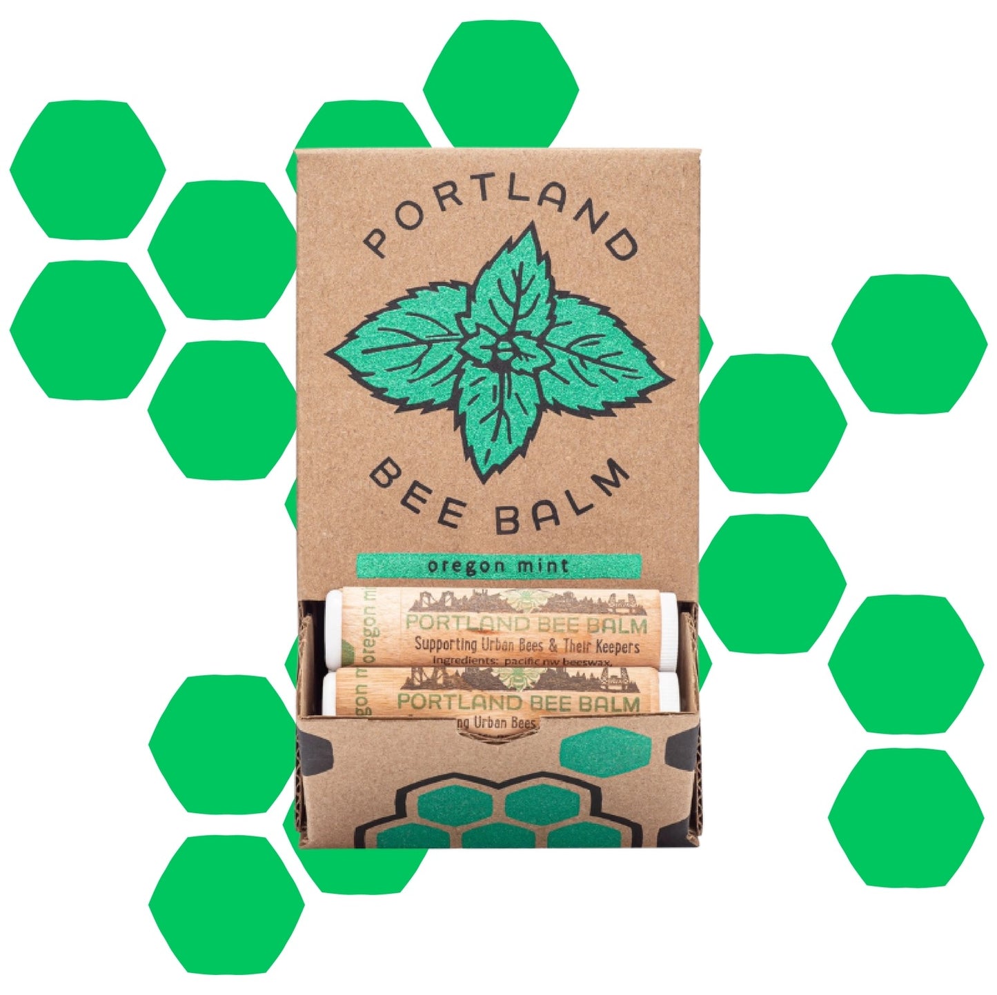 Oregon Mint Beeswax Lip Balm - Organic