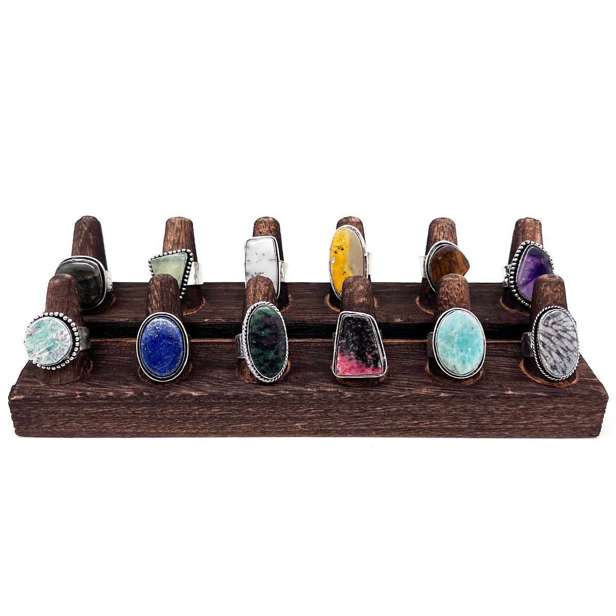 Kashi Semiprecious Stone Large Rings