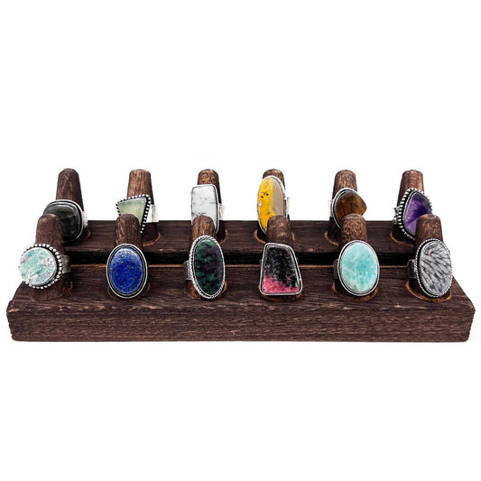 Kashi Semiprecious Stone Large Rings