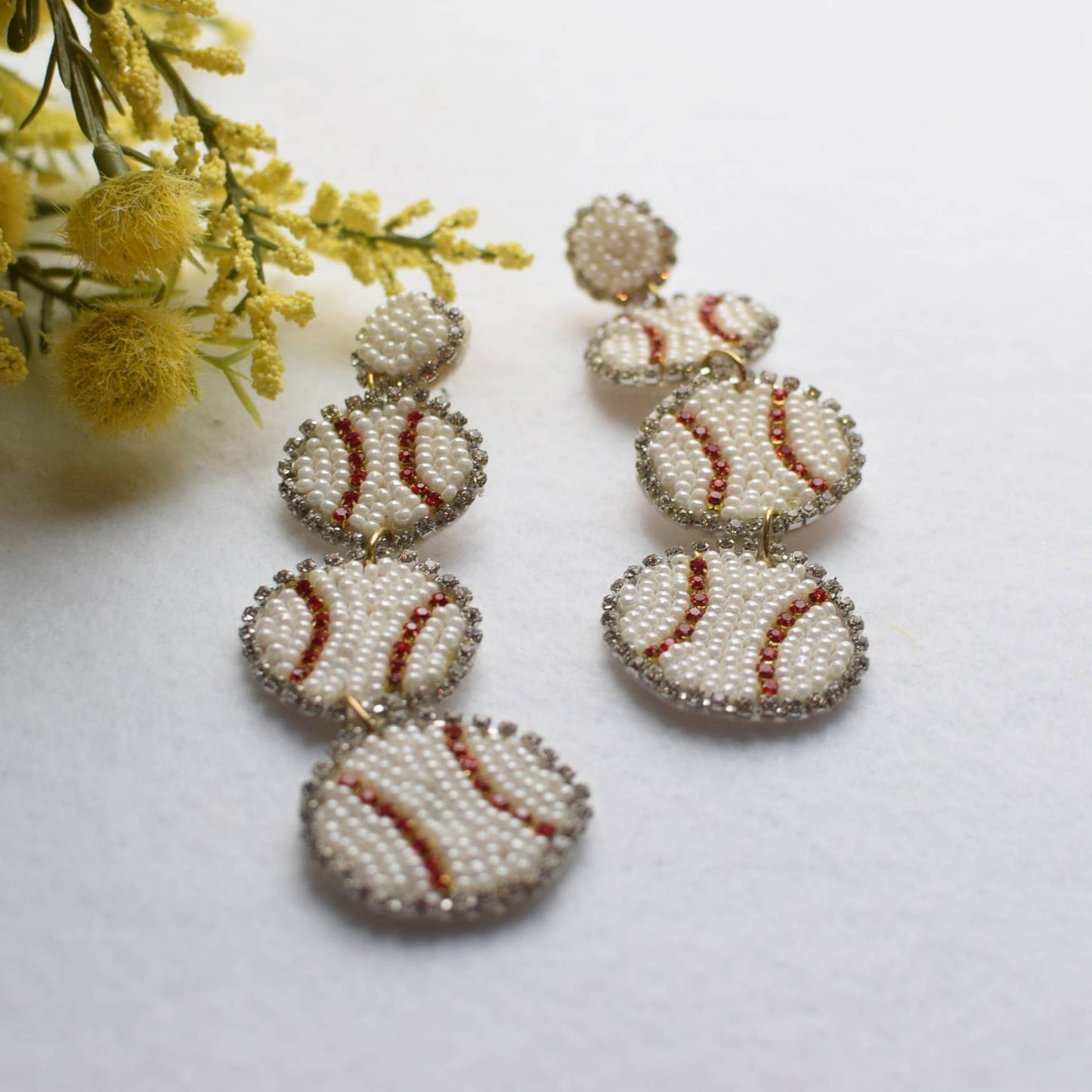 Baseball Earrings