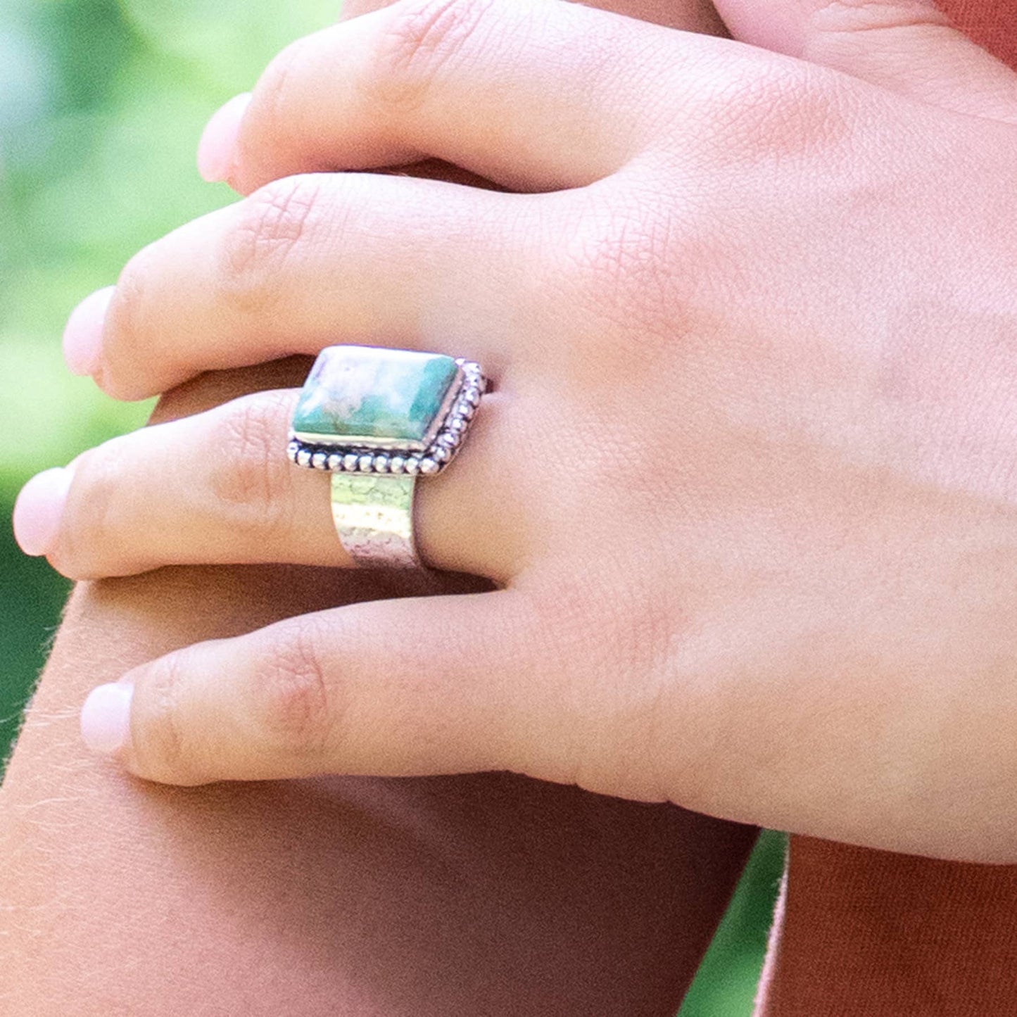 Kashi Semiprecious Stone Large Rings
