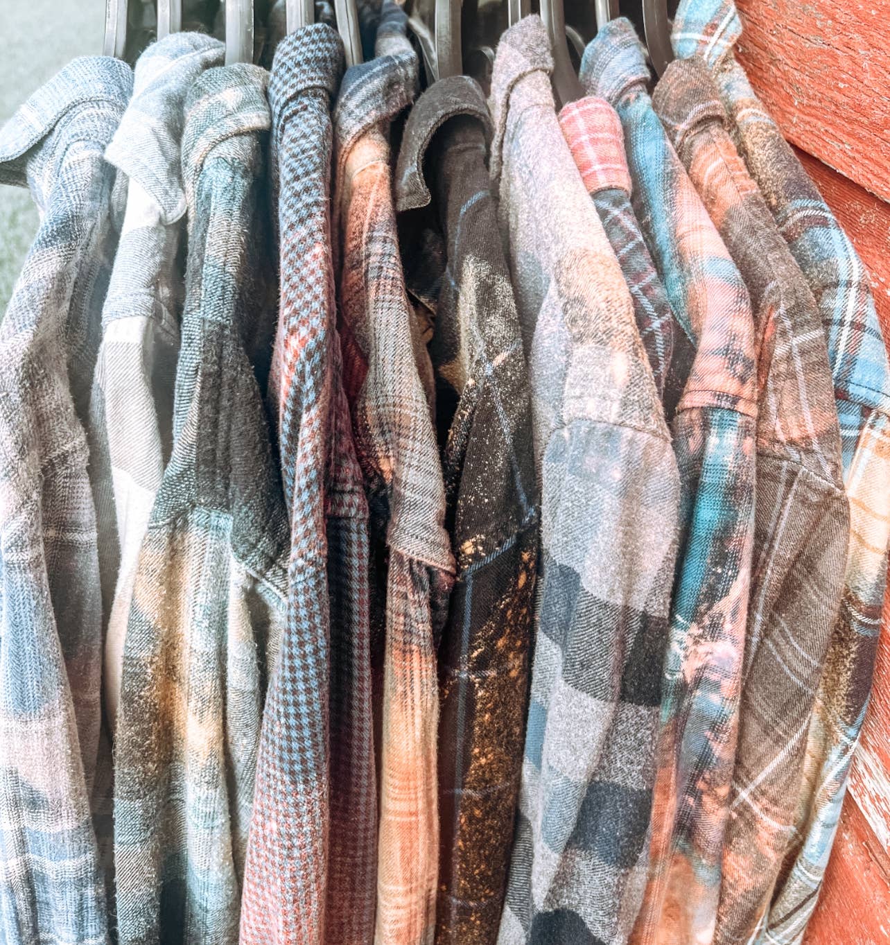 Bleached Flannel Shirt