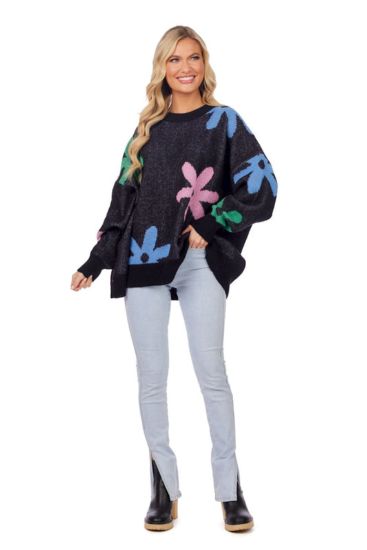 Mud Pie Jadie Floral Sweater