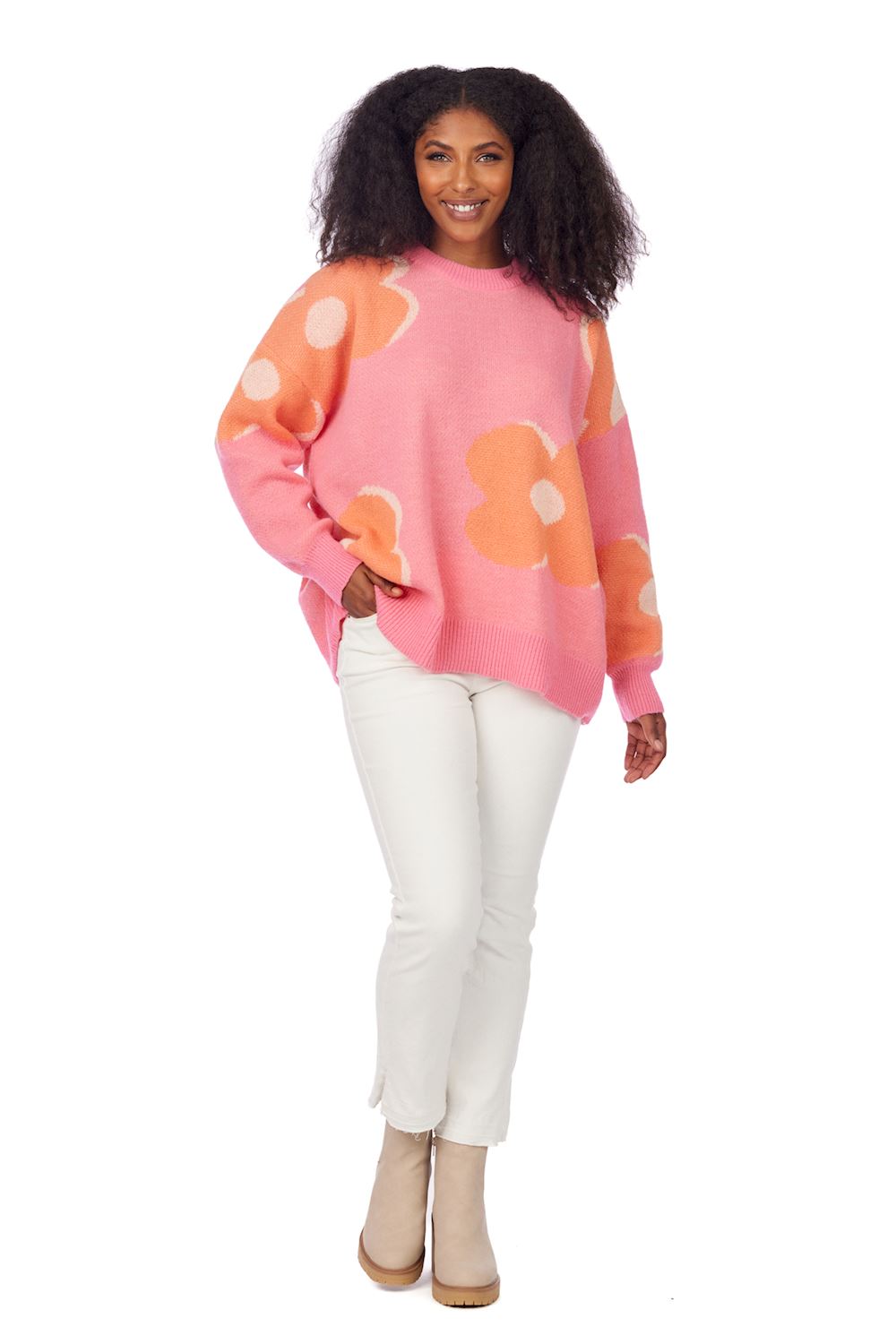 Mud Pie Jadie Floral Sweater