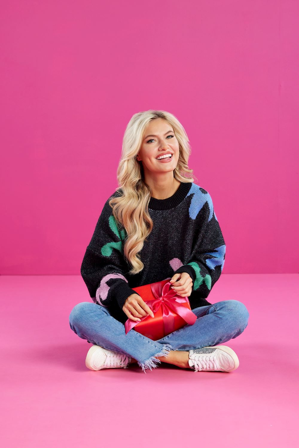 Mud Pie Jadie Floral Sweater