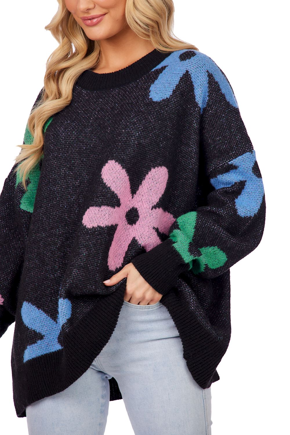 Mud Pie Jadie Floral Sweater