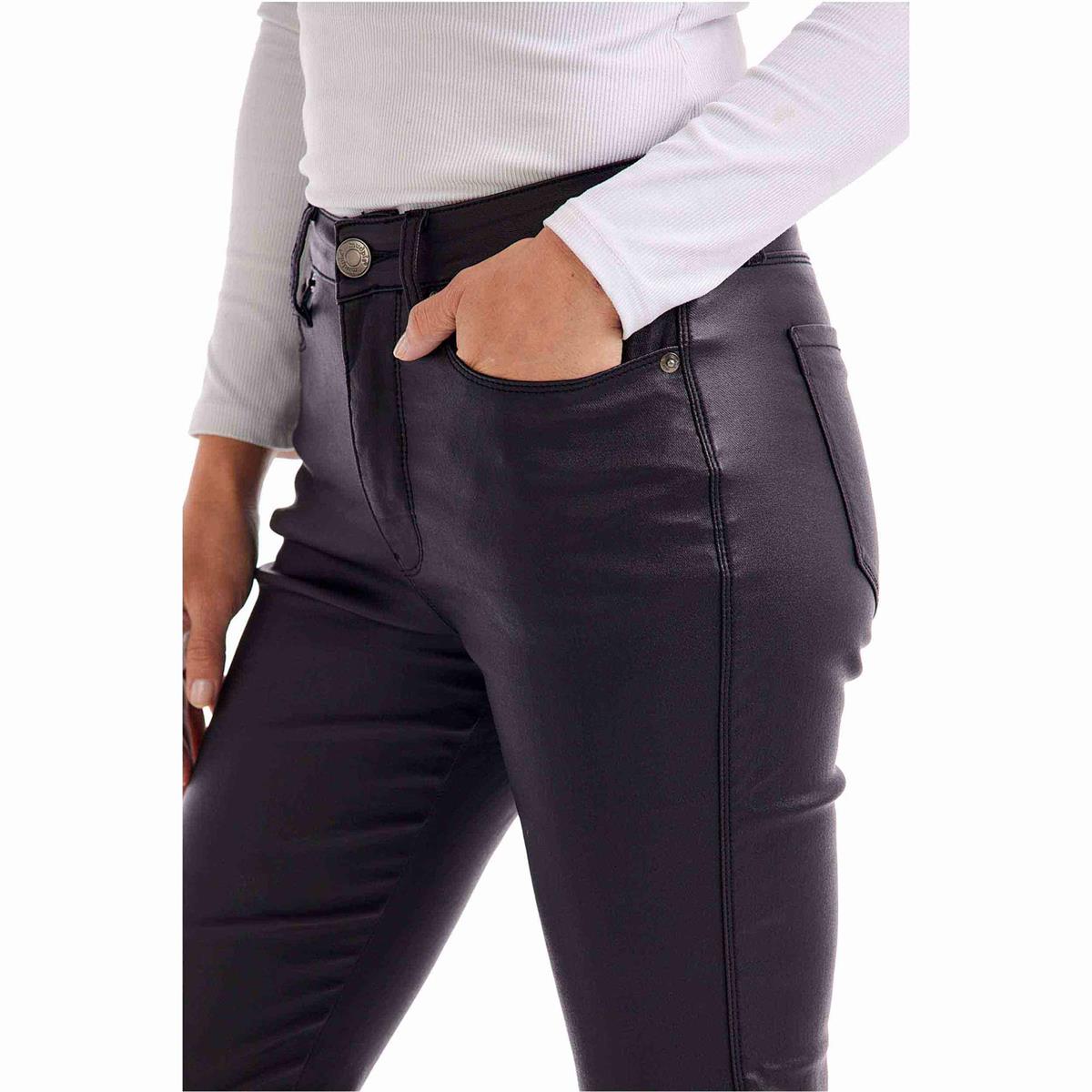 Mud Pie Krisa Coated Denim Pants