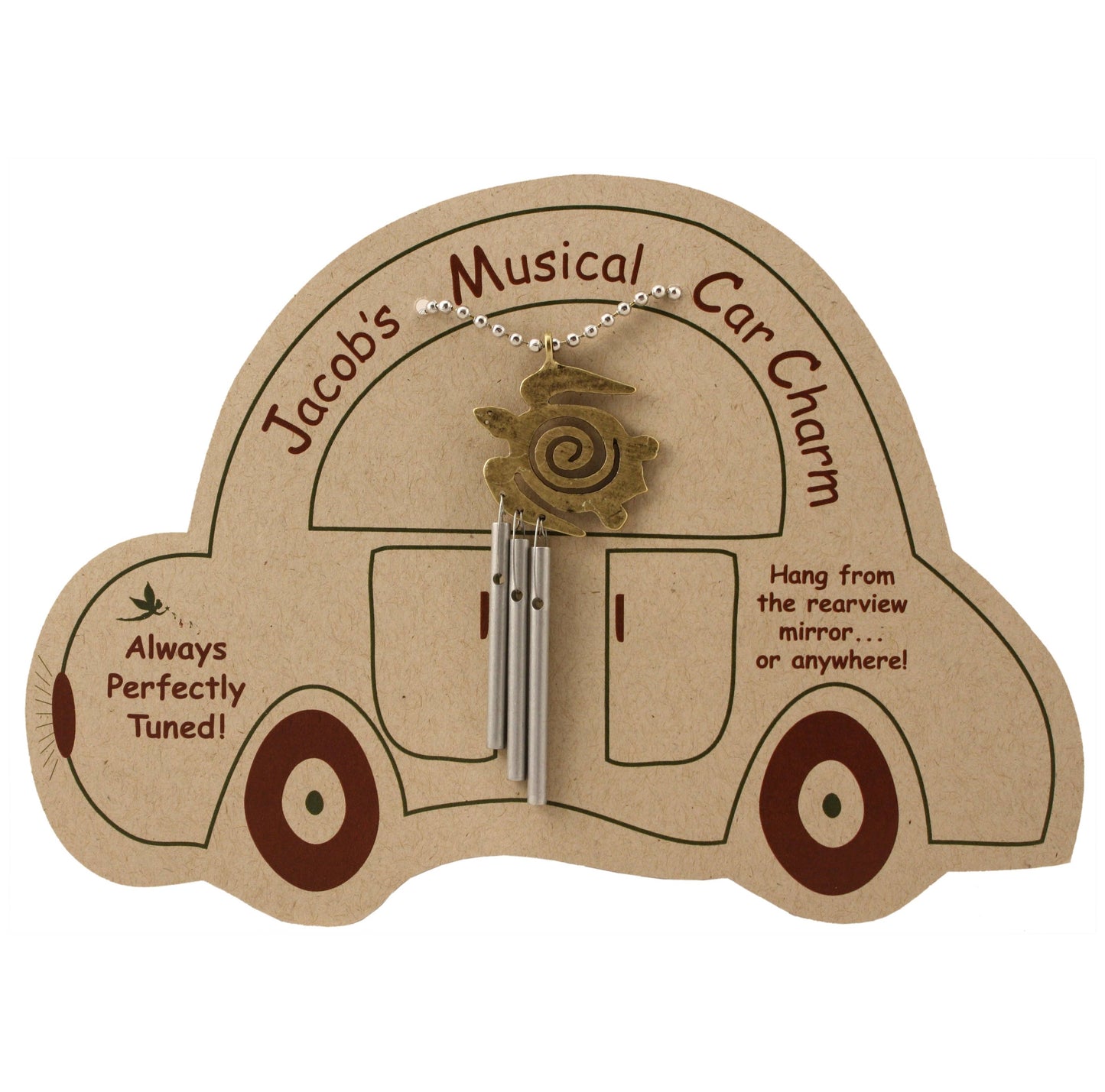 Jacob's Musical Car Charm Chime, Sea Turtle