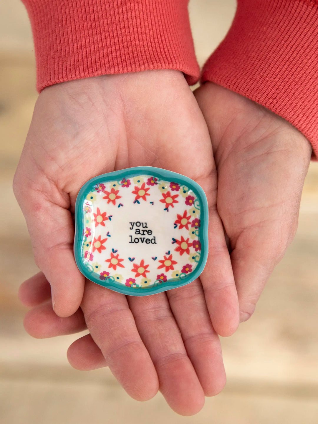 Natural Life Artisan Trinket Dish-You Are Loved