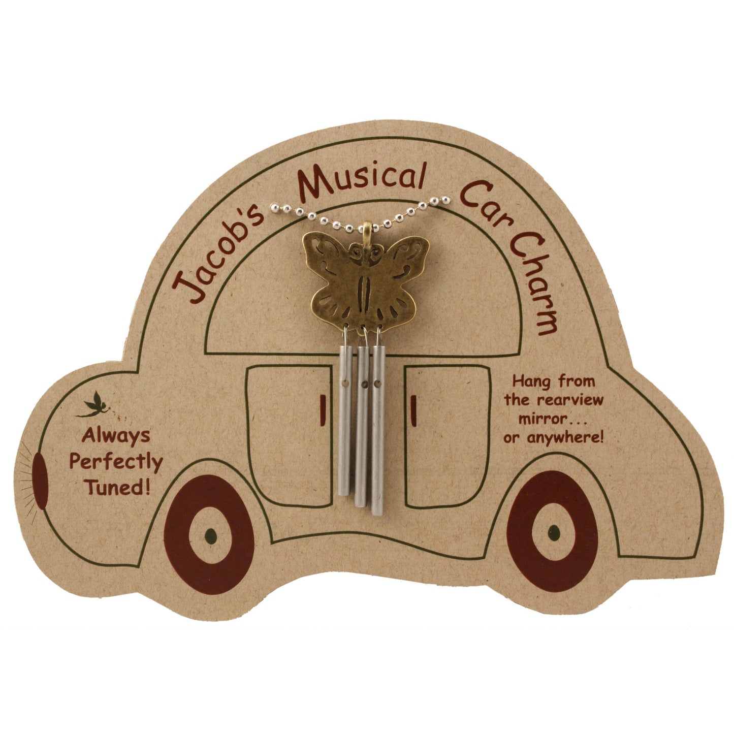 Jacob's Musical Car Charm Chime, Butterfly