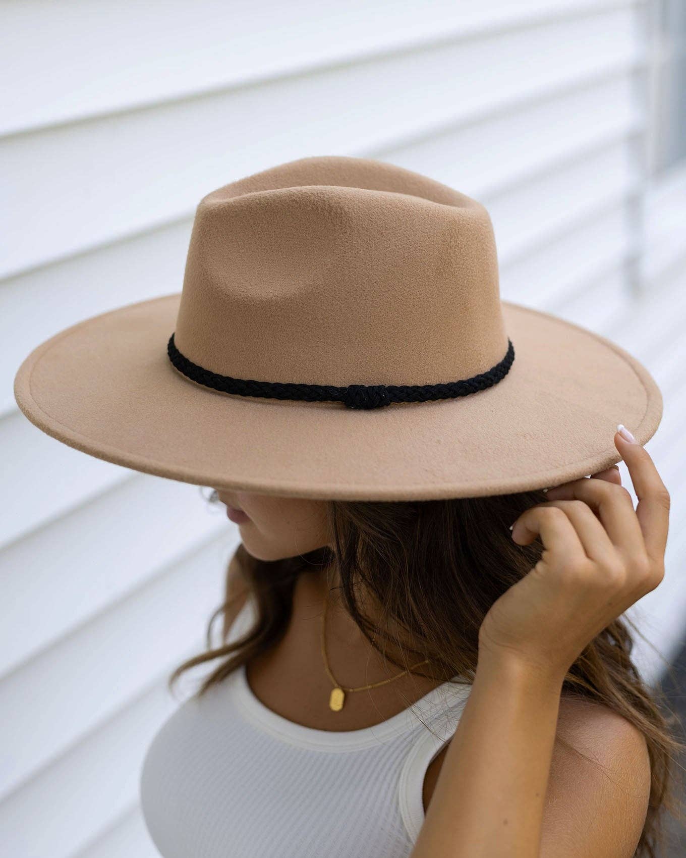 Wide Brim Felt Hat