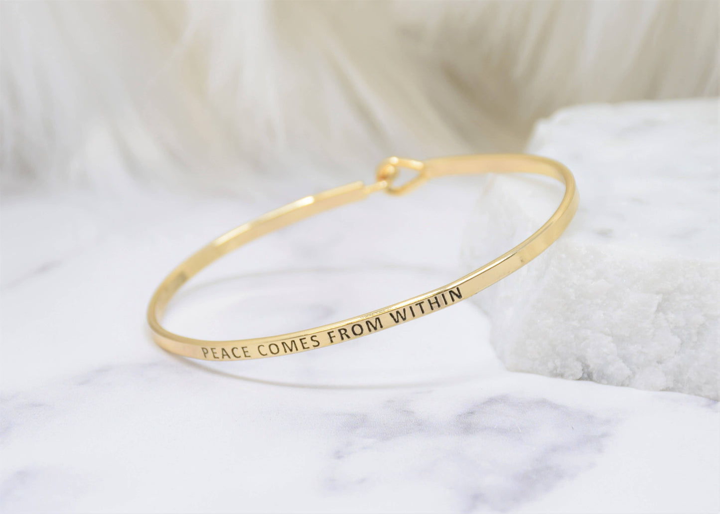 PEACE COMES FROM WITHIN BRACELET