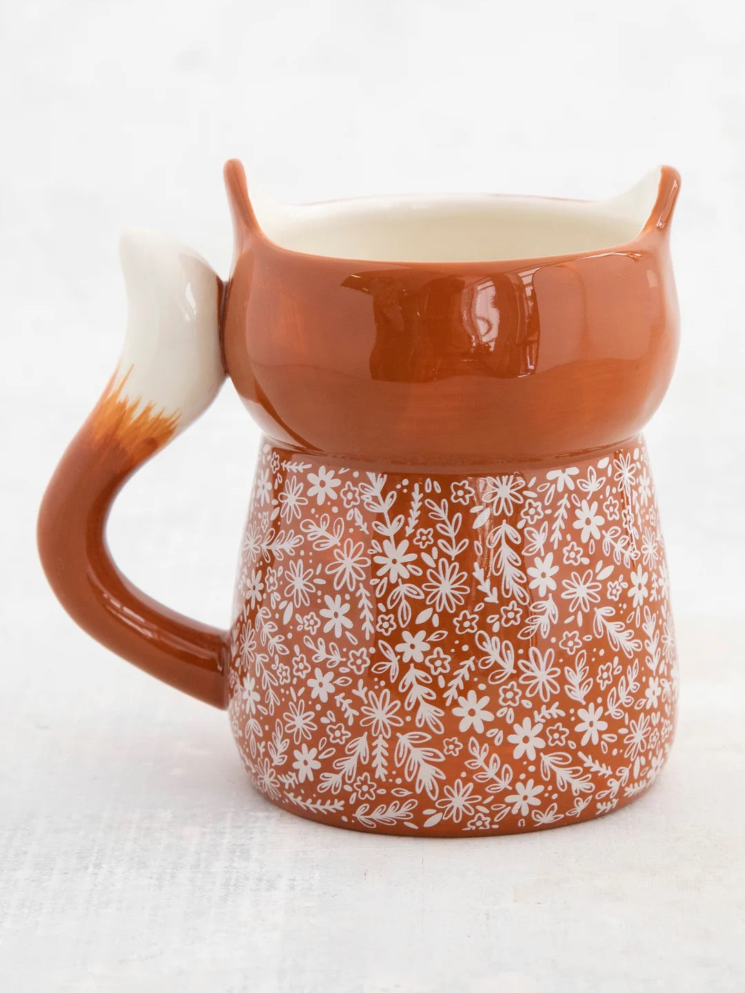 Natural Life Folk Art Coffee Mug-Francis The Fox