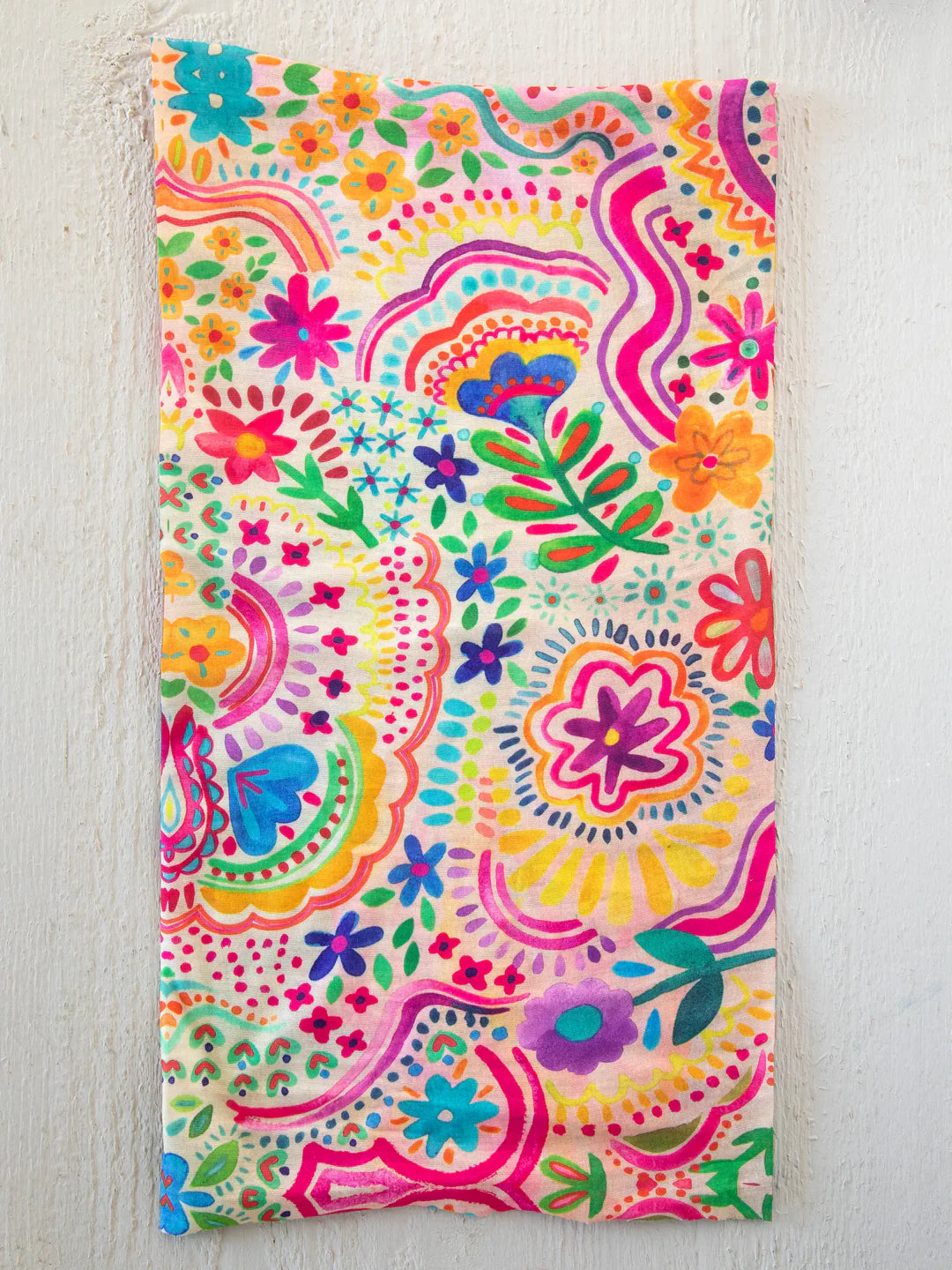 Natural Life Full Boho Bandeau® Headband-Rainbow Doodle