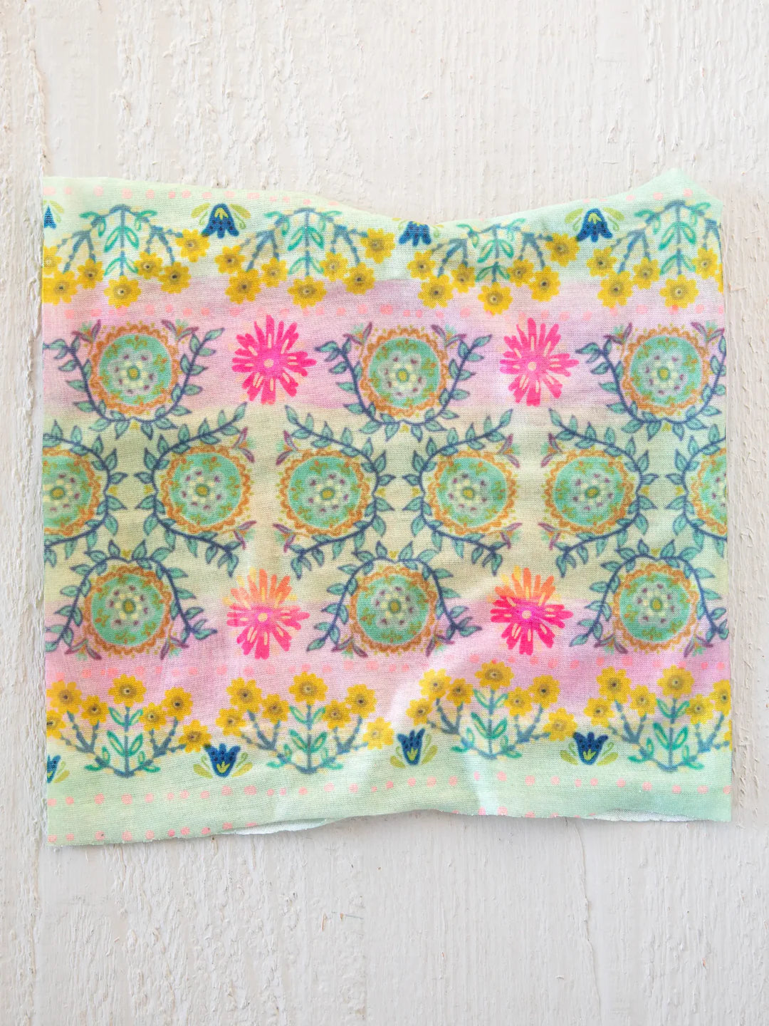 Natural Life Half Boho Bandeau® Headband-Mint Borders