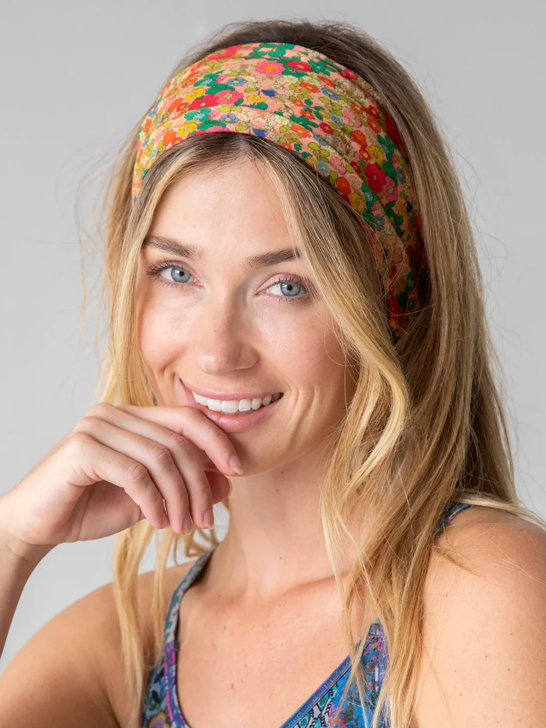 Natural Life Half Boho Bandeau® Headband-Vintage Garden Peach