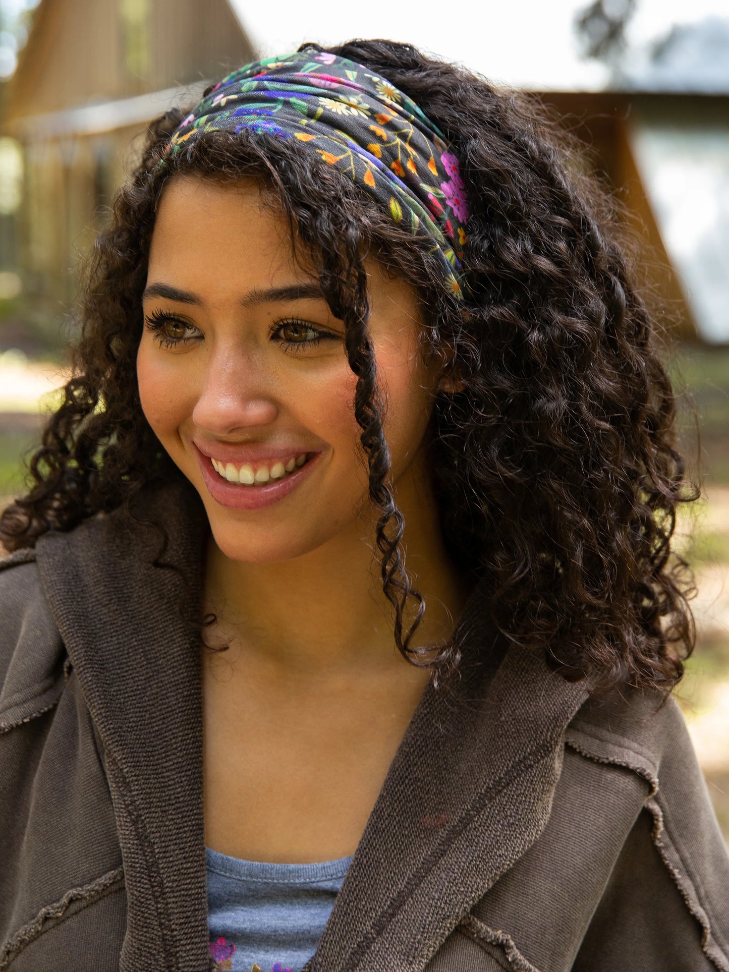 Natural Life Full Boho Bandeau® Headband - Multi Wildflowers