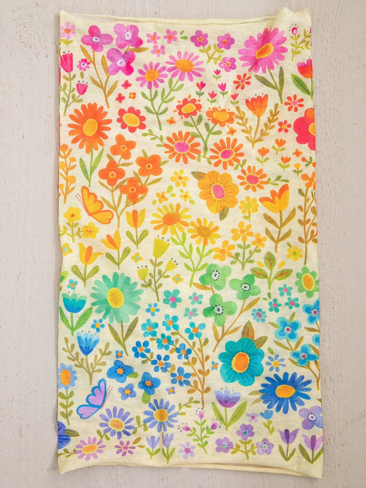 Natural Life Full Boho Bandeau® Headband - Rainbow Flowers