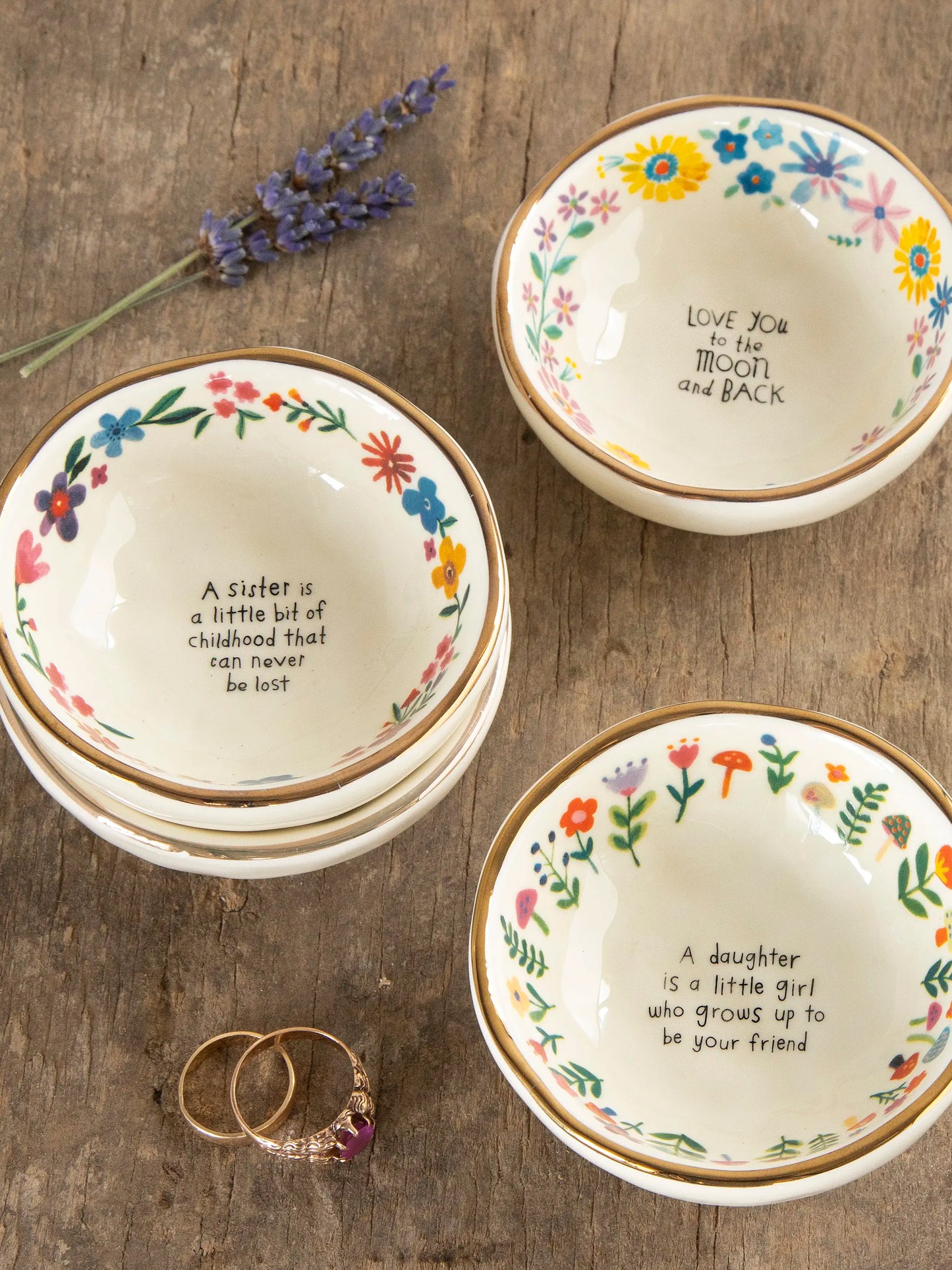 Natural Life Ceramic Giving Trinket Bowl - Sister of My Soul