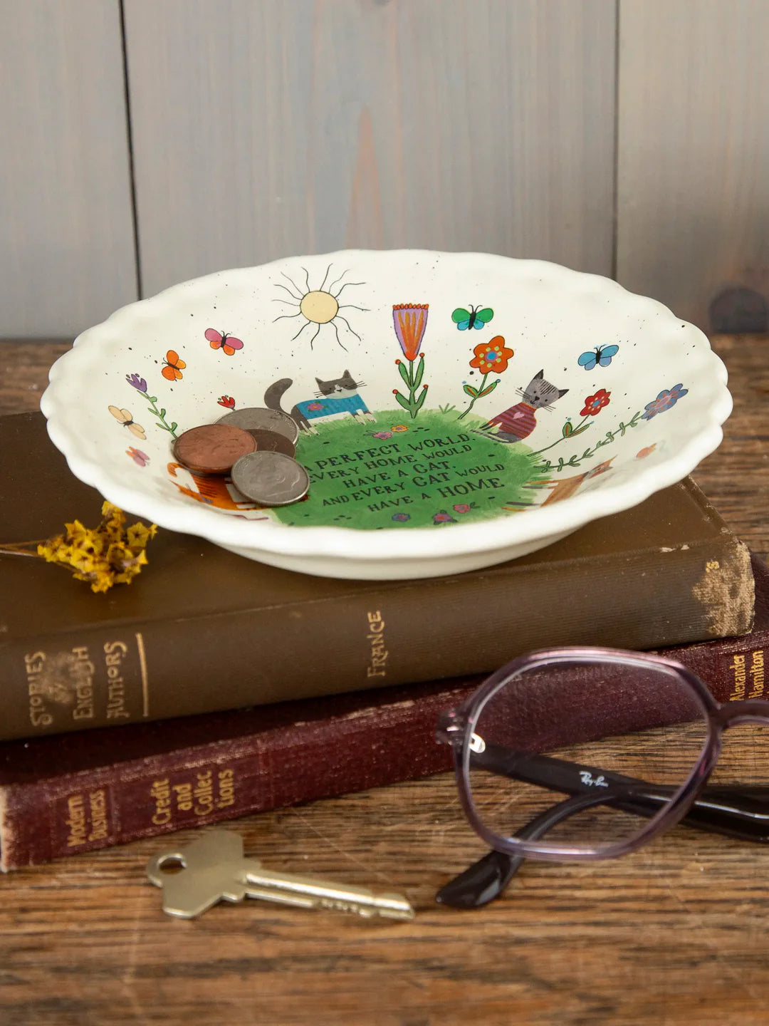 Natural Life Cute Little Bowl-Every Cat Has a Home