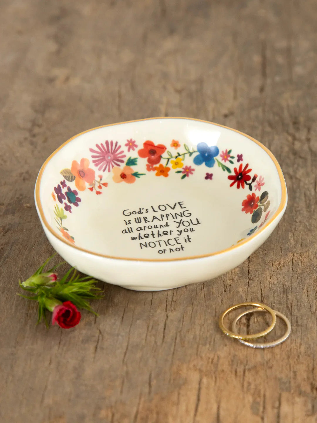 Natural Life Perfect Little Trinket Bowl-God's Love
