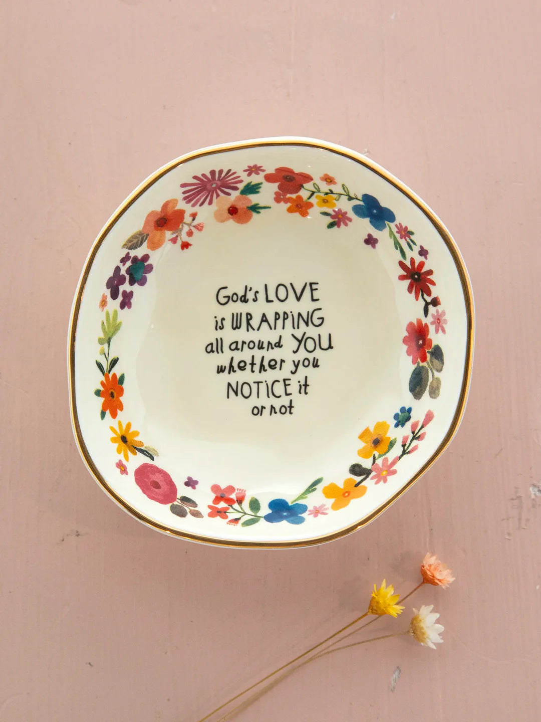 Natural Life Perfect Little Trinket Bowl-God's Love
