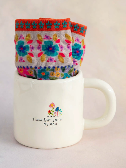 Natural Life Mug & Sock Set - Mom