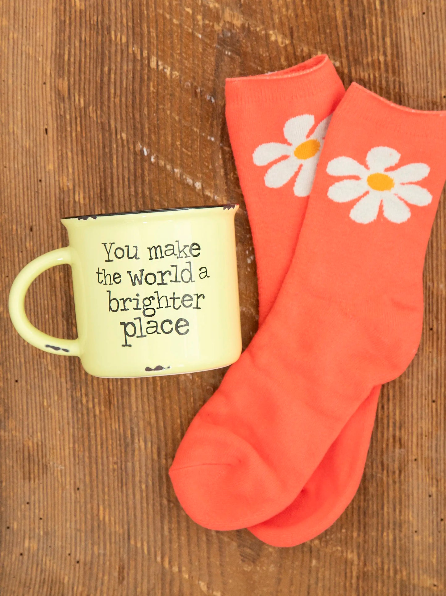 Natural Life Camp Mug & Sock Set - Brighter Place
