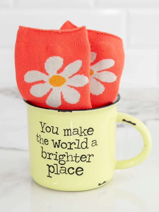 Natural Life Camp Mug & Sock Set - Brighter Place